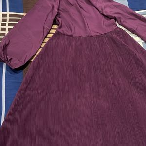 Party Wear Purple Coloured Dress