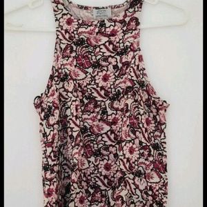 Zara Foral Top