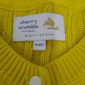 New Cherry crumble yellow sweater 💛 girls Kids