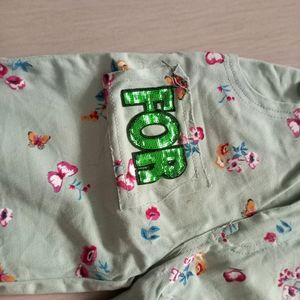 Pista Green Baby Girls Shorts 2-3 Year