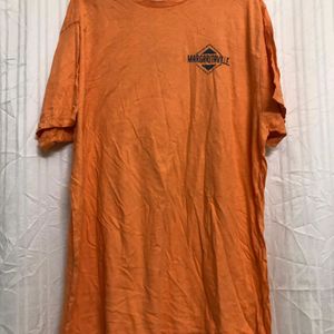 Margaitaville Orange Cotton T shirt