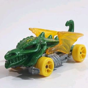 Collectible Hot Wheels Dragon Blaster Green Car