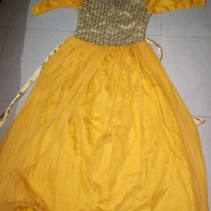 Beatiful Yellow Long Dress