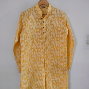 Yellow Casual Kurta (Men's)