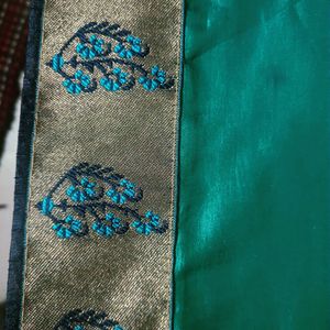 Beautiful Sea Green Colour Saree