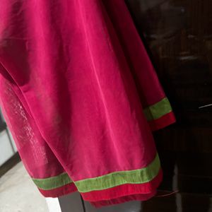 Cherry Colour Dupatta