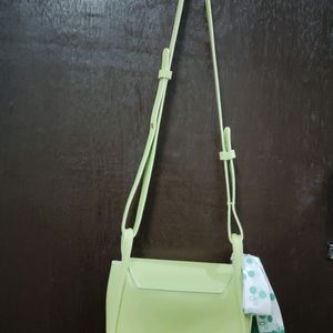 Savana Lime Green Sling Bag