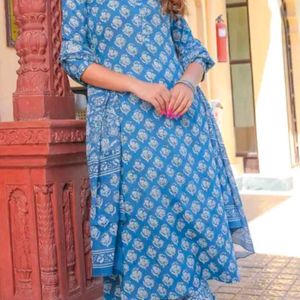 A Line Kurti Pant Dupatta