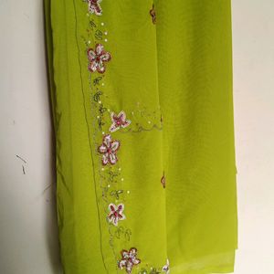 Georgette Popati Saree