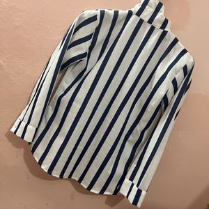 Blue And White Shirt