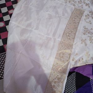 Maslin Kurta And Dupatta Set Dyeable