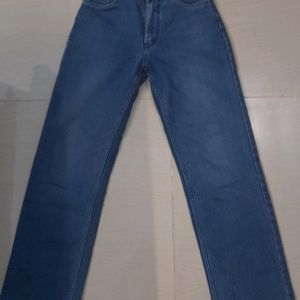 Y2k Blue Straight Fit Jeans