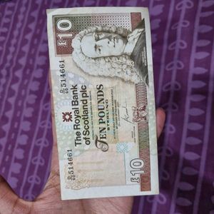 10 Pounds Currency Note