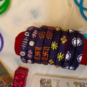 Handmade Fabric Bangles