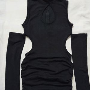 Insta Trendy Black Dress