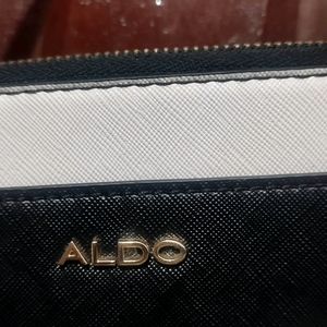 Aldo Black Nd White Sling Bag