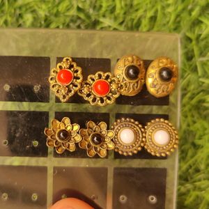 4 Combo Bohemian Studs