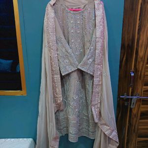 Heavy Zari Work Pakistani Suit Set