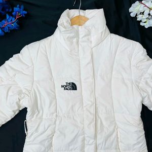 North Face White puffer jacket