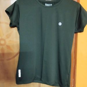 Dark Green Gym T Shirt