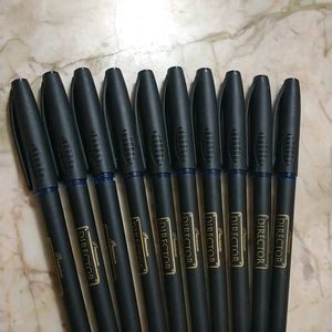 Premium Director Blue Ball Pen Qty 10