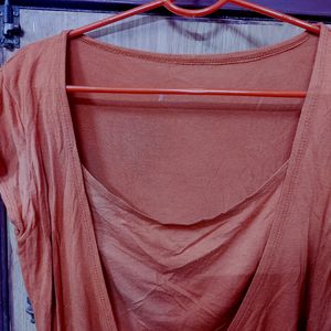 Rust Colour Stylish Top