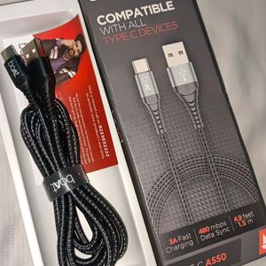 New Boat Type C Charging Cable