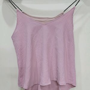 Mauve Cami Noodle Strap Top