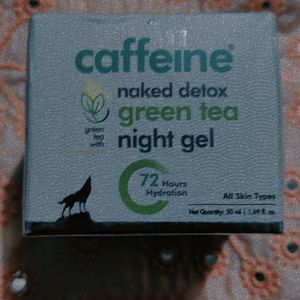 mCaffeine Night Cream Gel for Reducing Fine Lines