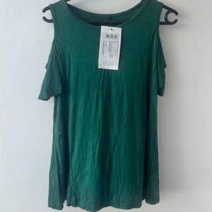 Green Cold Shoulder