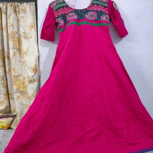 Ethnic Gown With Dupatta