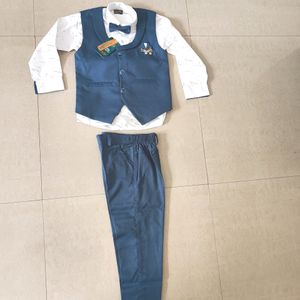 Boys Party Wear With Vest Coat