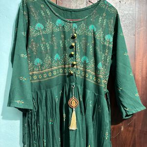 Green Anarkali