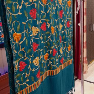 Kashmiri Embroidery Woollen Shawl