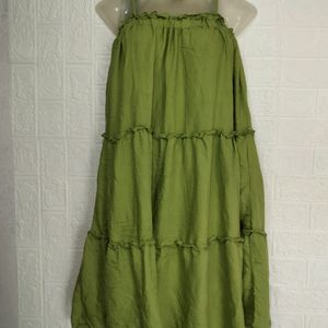 Plus Size Limen Green  Dress