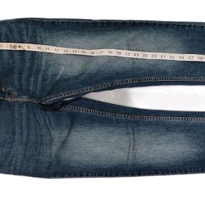 Original Levi's Dark Green & Blue Tint Jeans 32"