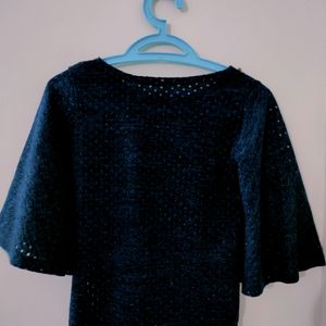 Women's Party Wear Navy Blue Top