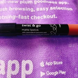 Plum Twist & Go Matte Lip Crayon -125 Peach Year