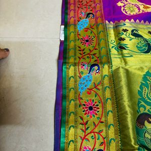 paithani saree with blouse piece