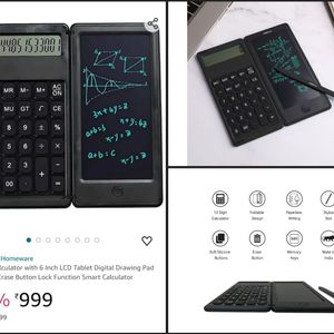 *Foldable Calculator with Digital Pen