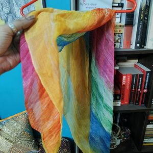 Multicolor Chiffon Scarf