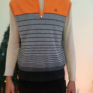 Mens Half Sweater