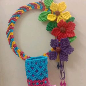 Macrame Flower Wall Henging