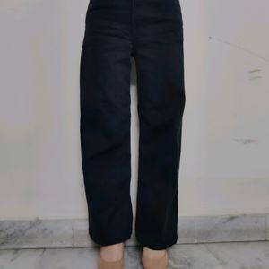 Black H&M Wide Leg Jeans