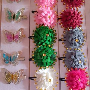 Colourful Hair Clips.