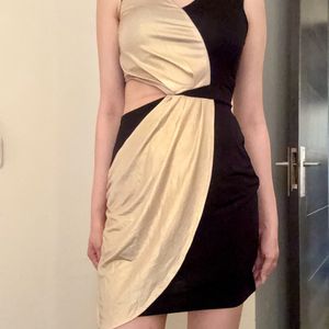 Colour blocked Party Dress