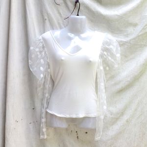 SHEIN CUTE WHITE TOP