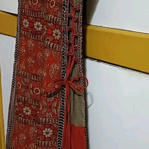 Ethnic Gown With Attached Skirt