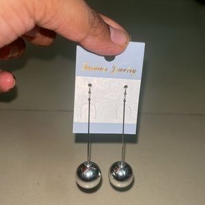 Y2k Earrings Silver