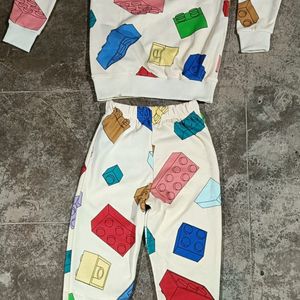 Diwali Sale 💥✅Boys Printed Pants & T-Shirt Set